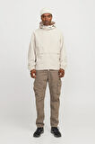 Jack & Jones Erkek Jcounıon Kapüşonlu Fermuarlı Ceket 12274049 Taş