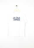 Jack & Jones Baskılı Beyaz Erkek Çocuk T-Shirt 12268854