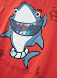 Name İt Baskılı Somon Erkek Çocuk T-Shirt 13241295
