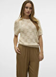 Vero Moda Kazak, XS, Krem