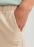 Jack & Jones Lastikli Bel Normal Krem Erkek Çocuk Şort 12275013