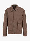 Only & Sons Normal Kahve Erkek Ceket ONSYUKI FAKE SUEDE JACKET OTW