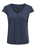 Only Kadın Regular Fit V Yaka Basic T-Shirt - 15326642