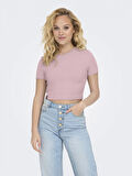 Only Onlbetty Life Ss O-Neck Kadın Crop T-shirt 15311891