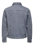 Only & Sons Erkek Geniş Yaka Kot Ceket - 22032036