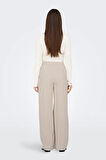 Only Kadın Onlcaro Rahat Form Keten Pantolon 15291807 Bej