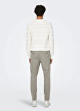 Only & Sons Normal Bel Dar Paça Gri Erkek Pantolon ONSMARK SLIM CHECK 020919 PANT NOOS