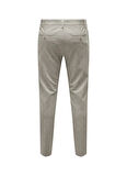 Only & Sons Normal Bel Dar Paça Gri Erkek Pantolon ONSMARK SLIM CHECK 020919 PANT NOOS