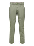 Only & Sons Erkek Regular Fit Lastikli Bel Haki Pantolon - 22029761