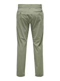 Only & Sons Erkek Regular Fit Lastikli Bel Haki Pantolon - 22029761