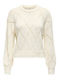 Only Kadın Yuvarlak Yaka Oversize Örme Kazak - 15339575