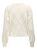 Only Kadın Yuvarlak Yaka Oversize Örme Kazak - 15339575