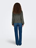 Only Kadın Yuvarlak Yaka Oversize Örme Kazak - 15339575