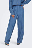 Only Kadın Onlcharıs Beli Lastikli Cep Detaylı Pantolon 15337938 Mavi