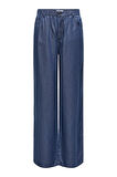 Only Kadın Onlcharıs Beli Lastikli Ön ve Arka Cep Detaylı Pantolon 15337940 Indigo