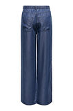 Only Kadın Onlcharıs Beli Lastikli Ön ve Arka Cep Detaylı Pantolon 15337940 Indigo