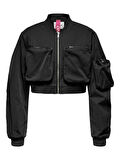 Only Saga Bomber Kadın Crop Ceket 15336303