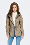 ONLLORCA CANVAS PARKA OTW NOOS KOYU BEJ
