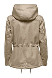ONLLORCA CANVAS PARKA OTW NOOS KOYU BEJ