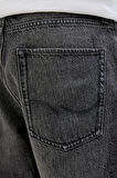 Jack & Jones Erkek Jjıtony Rahat Kesim Jean Şort 12269533 Siyah