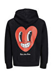 Jack & Jones 12275331 Erkek  Siyah Sweatshirt