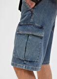 Jack & Jones Denim Şort, L, Mavi