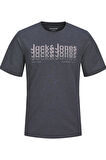 JJTEX TEE SS CREW NECK LACİVERT