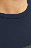 JJHUDSON TEE SS CREW NECK LN LACİVERT