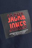 JJHUDSON TEE SS CREW NECK LN LACİVERT