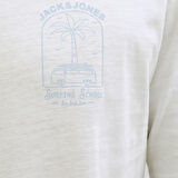 Jack Jones Tişört One Color Summer Crew Neck