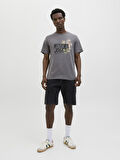 Jack & Jones Erkek Basic Tişört – %100 Pamuk, JJJAXON Modeli 