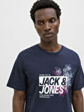 Jack & Jones Erkek Basic Tişört – %100 Pamuk, JJJAXON Modeli 