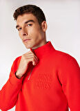 Jack & Jones Dik Yaka Kırmızı Erkek Sweatshırt 12275180_JCOOVE SWEAT HIGH NECK