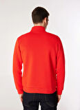 Jack & Jones Dik Yaka Kırmızı Erkek Sweatshırt 12275180_JCOOVE SWEAT HIGH NECK
