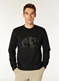 Jack & Jones Bisiklet Yaka Siyah Erkek Sweatshırt EXC 12275173_JCOPOINT SWEAT CREW