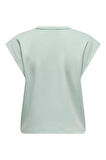 Only Kadın Onllucıa Bisiklet Yaka Kolsuz T-Shirt 15346670 Mint