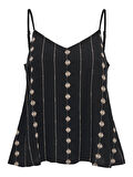 ONLVIANA SINGLET PTM Kadın Siyah Bluz - 15346755