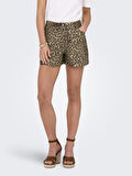 ONLNAOMI STRING AOP SHORTS OTW Kadın Kahverengi Şort - 15347131