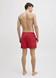 Jack & Jones Kırmızı Erkek Şort Mayo 12272799_JPSTMAUI JJSWIM DOUBLE LOG