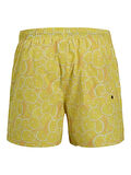 Jack & Jones JPSTMAUI JJSWIM Erkek Desenli Deniz Şortu - Hızlı Kuruyan Kumaş 