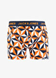 Jack & Jones Turuncu Erkek Boxer 12276167_JACGEOMETRIC GEMS TRUNK TR