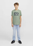 Jack & Jones Baskılı Yeşil Erkek Çocuk T-Shirt 12269876