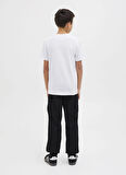 Jack & Jones Baskılı Beyaz Erkek Çocuk T-Shirt 12269922
