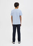 Jack & Jones Baskılı Mavi Erkek Çocuk T-Shirt 12269922