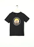Jack & Jones Baskılı Siyah Erkek Çocuk T-Shirt 12269922
