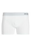 Jack & Jones Erkek Jacsense 3'lü Boxer 12276566 Siyah-Beyaz