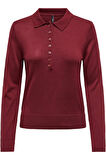 Only Kadın / Kız Bordo Kazak (Model Kodu: 15347184 )