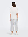 Only Onlmelina S/S Ladies Top Box Jrs Kadın T-shirt 15342876