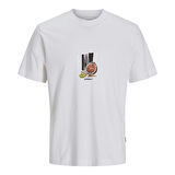 Jack & Jones 12273162 Jorvarenna Tee Ss Crew Neck Beyaz