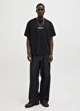 Jack & Jones Bisiklet Yaka Siyah Erkek T-Shirt 12275402_JORSNAKE TEE SS CREW NECK